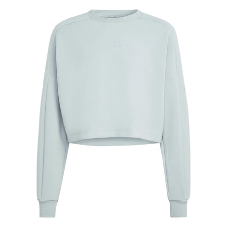 SUDADERA NÑA TURQUESA C/CJA LISA 2