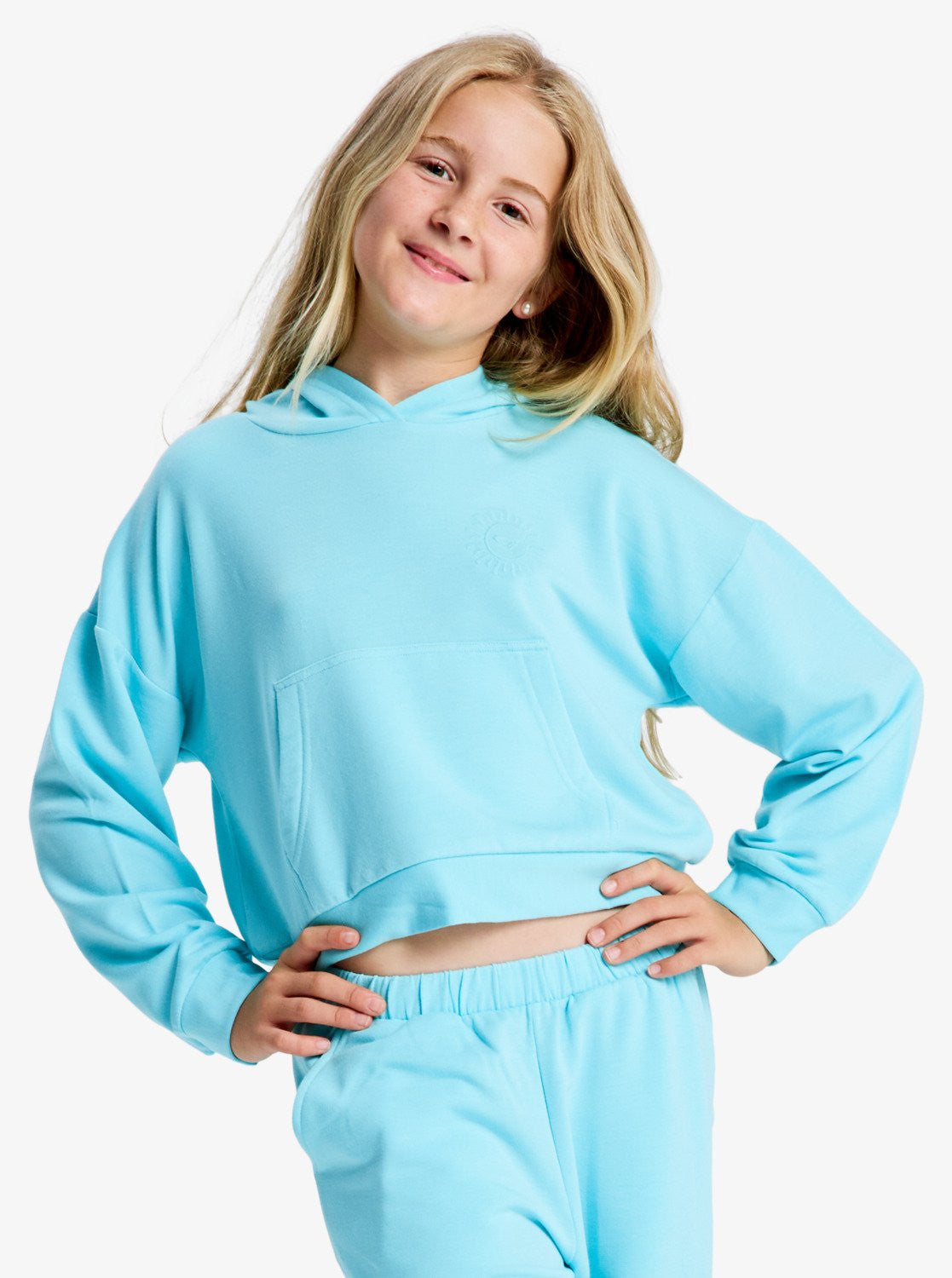 SUDADERA TURQUESA NÑA TXANO 1