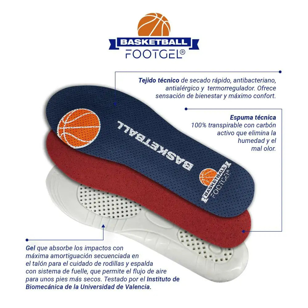 PLANTILLAS FOOTGEL BASKET 2