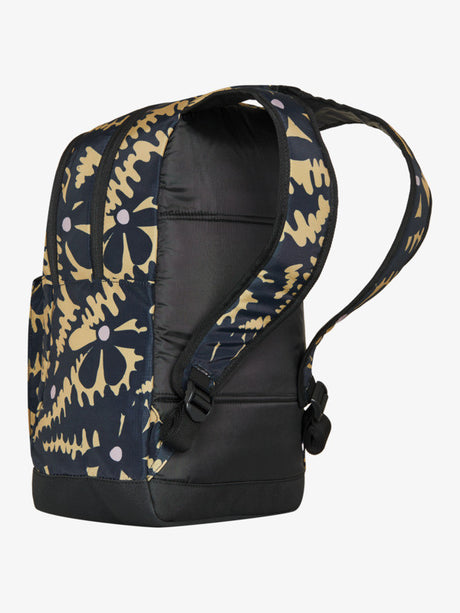 MOCHILA CORDURA ESTAMPADA FLOR ROXY NEGRO/KAI 2