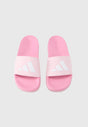 CHANCLA ADILETTE AQUA ROSA LOGO 1