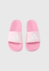 CHANCLA ADILETTE AQUA ROSA LOGO 1