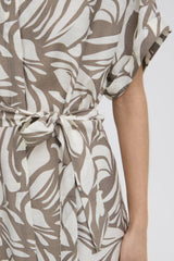 Vestido midi estampado Fransa