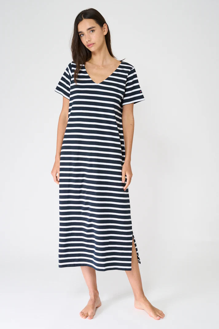 VESTIDO BATELA RAYAS MARINERA 2
