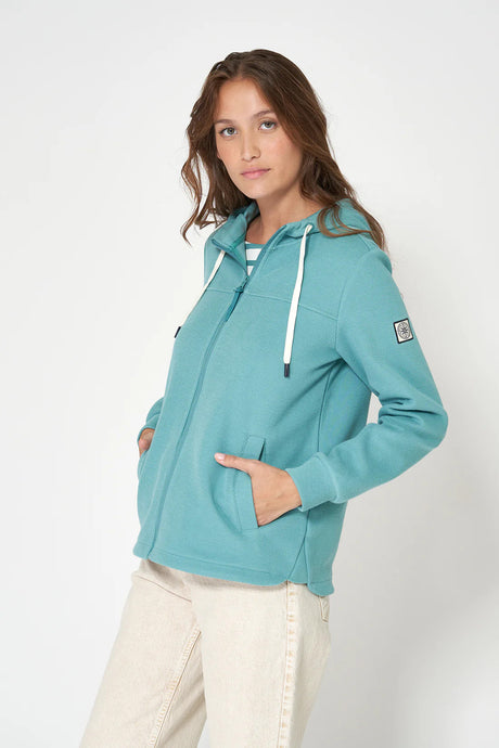 CHAQUETA BATELA TURQUESA 1