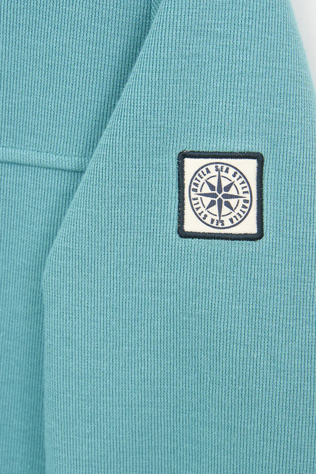 CHAQUETA BATELA TURQUESA 2