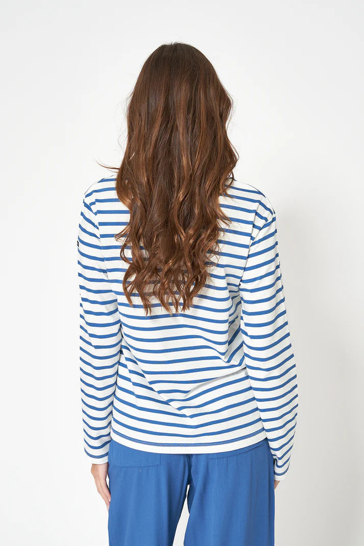 CAMISETA BATELA RAYAS MARINERA BLCO/MNO 2