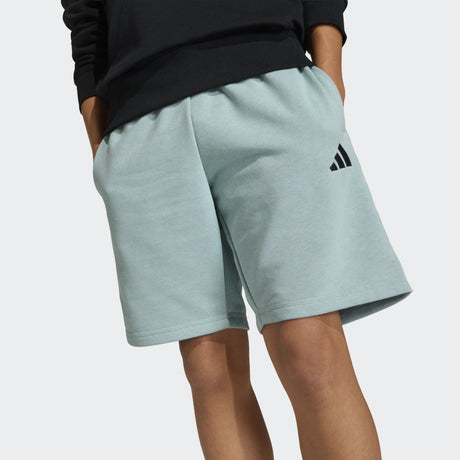 BERMUDA ADIDAS BOYS FRENCH TERRY SLOGAN SHORTS COLOR TURQUESA, ALGODON 2