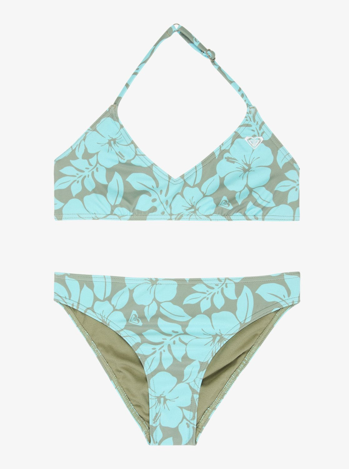 BIKINI DEPORTIVO FLORES VERDE ROXY 1