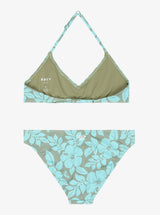BIKINI DEPORTIVO FLORES VERDE ROXY 2