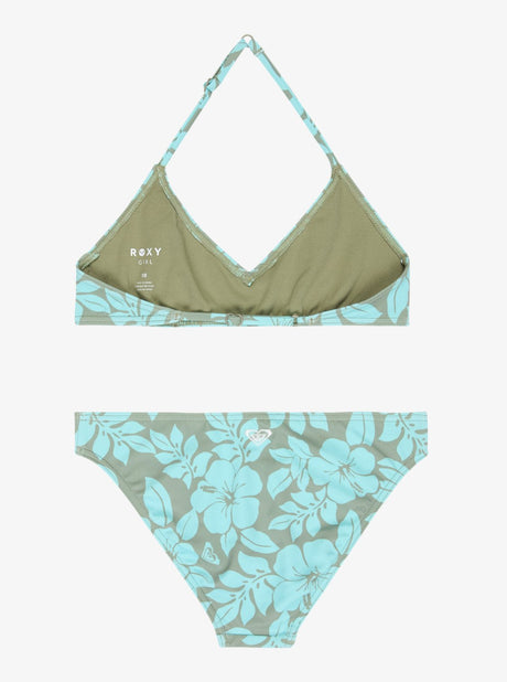 BIKINI DEPORTIVO FLORES VERDE ROXY 2