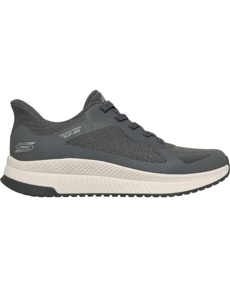 ZAPATILLA SKECHERS SLIP-INS: BOBS SPORT SQUAD CHAOS 4 GRIS 1