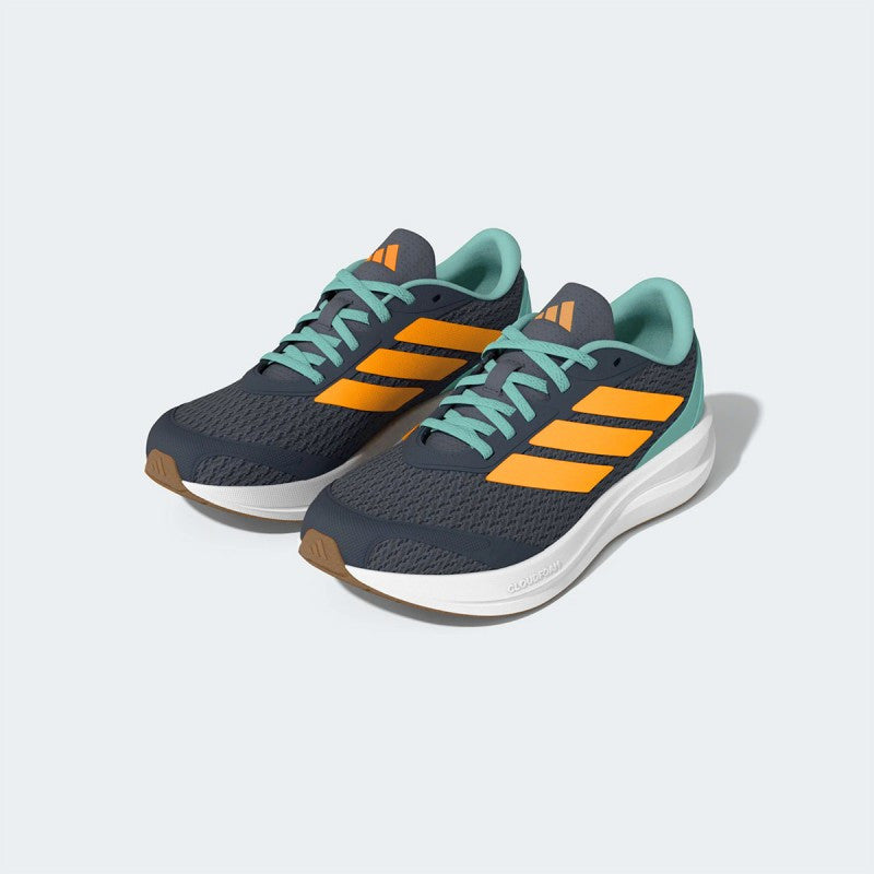 ADIDAS ZAPATILLA RUNFALCON 6 J GRIS NARANJA VERDE NIÑO 1