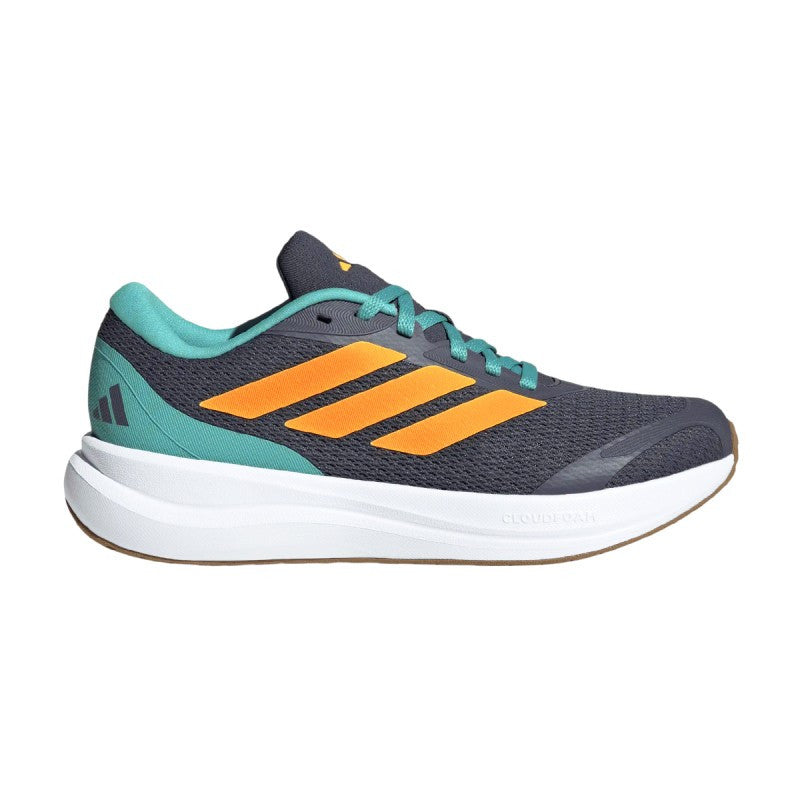 ADIDAS ZAPATILLA RUNFALCON 6 J GRIS NARANJA VERDE NIÑO 2