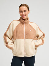 CHAQUETA POLAR BEIG BORREGUITO 1