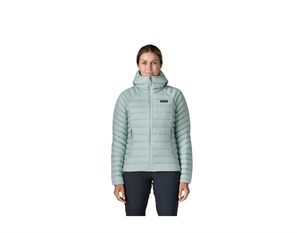 PLUMIFERO PATAGONIA SWEATER HOODY CELESTE 1