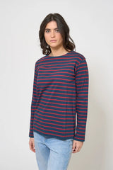 CAMISETA ML BATELA RAYAS MNO RJO 1