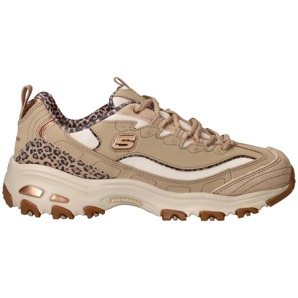 ZAPATILLA SKECHERS D'LITES WILD CHARM TAUPE 1