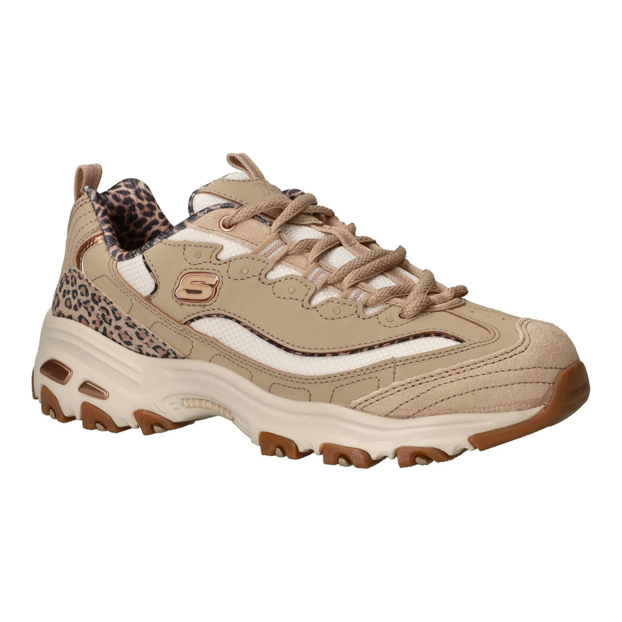 ZAPATILLA SKECHERS D'LITES WILD CHARM TAUPE 2