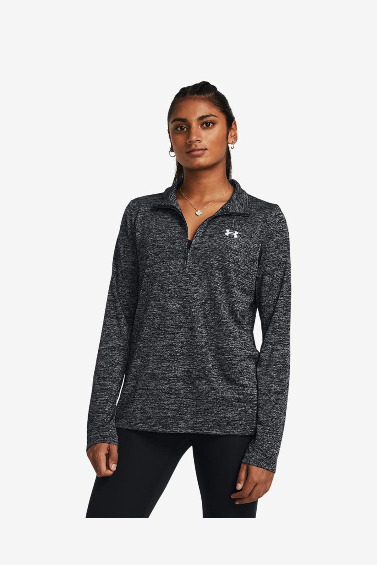 SUDADERA UA TECH TWIST MEDIA CREMALLERA 1