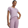 CAMISETA PICO UA TECH™ TWIST SSC LILA 1