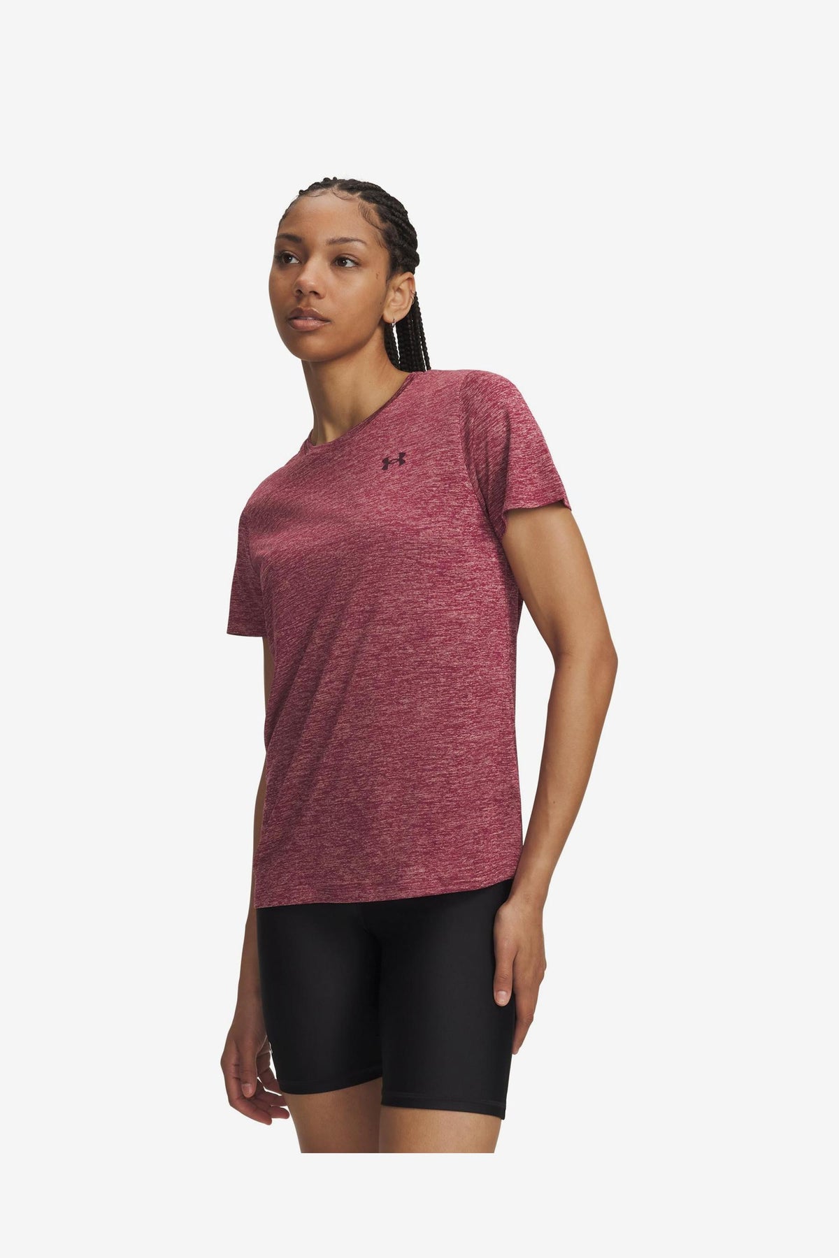 CAMISETA UA TECH™ TWIST SHORT SLEEVE GRANATE 1