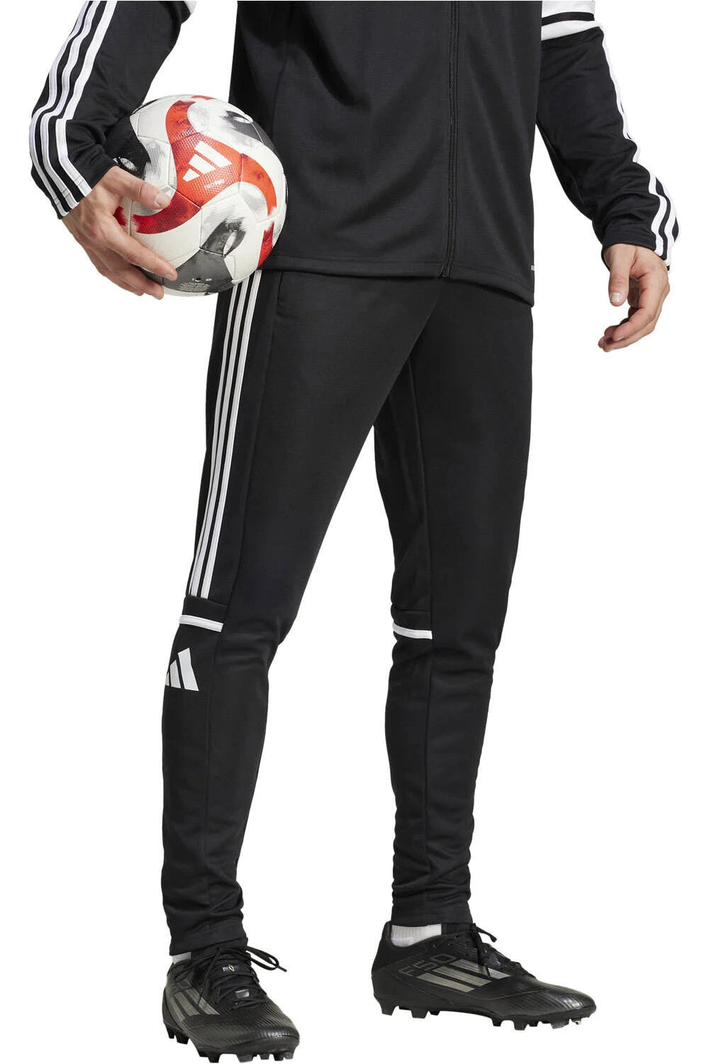 SQ25 TR PANT SR FUTBOL ESTRECHO NGR 1