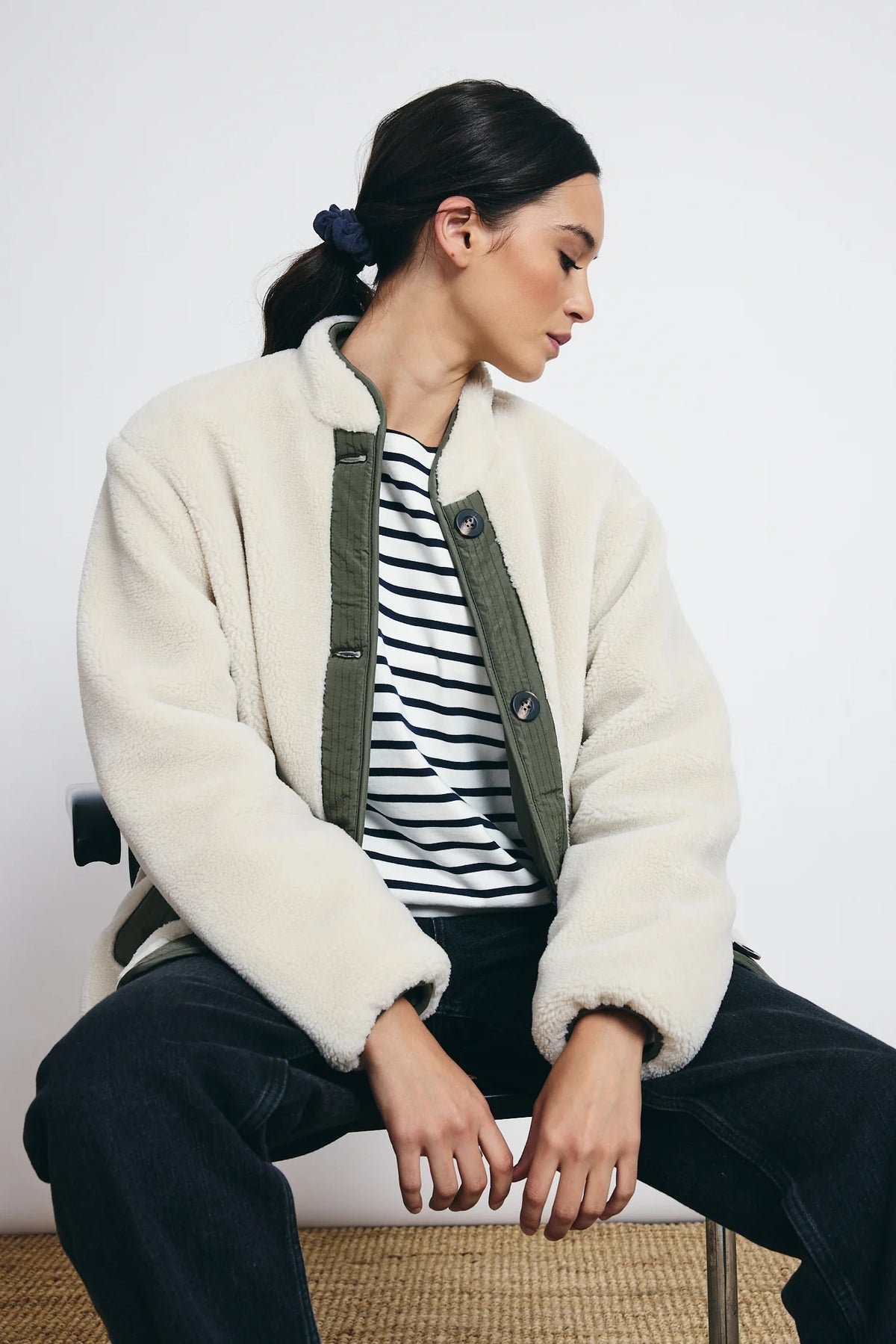 CHAQUETA BATELA REVERSIBLE BORREGO 2