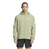 CHAQUETA RUNNING VERDE SR ADIDAS´26 1