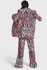 ALIX THE LABEL PANTALON ANCHO ANIMAL PRINT