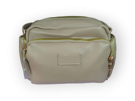 Bolso polipiel multi cremalleras 1