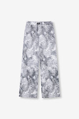 MAISON HOTEL PANTALON ANCHO PRINMT ANIMAL GRIS