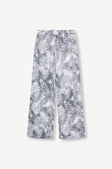 MAISON HOTEL PANTALON ANCHO PRINMT ANIMAL GRIS