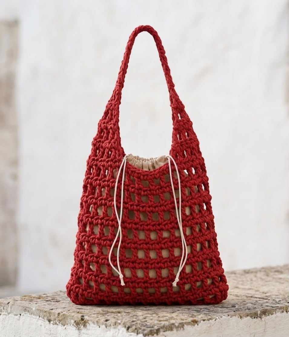 bolso tote de hombro tejido trenzado 1