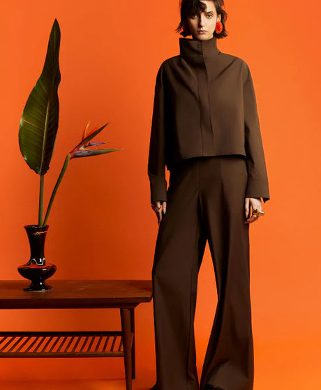 PANTALON TALLE ALTO CHOCOLATE ACCESS 1