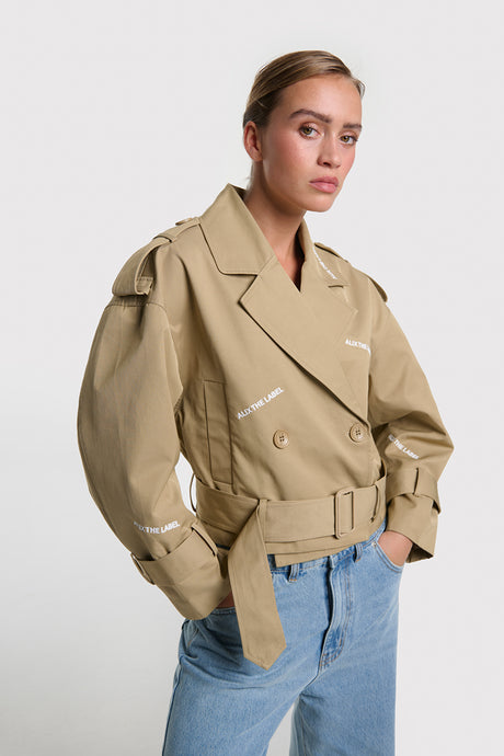 GABARDINA CORTA ALIX THE LABEL 1