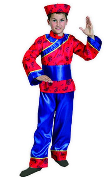 Disfraz de Chino Rojo Infantil Niño 1