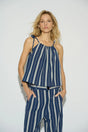 TOP MAGDA CUELLO REDONDO NAVY 1