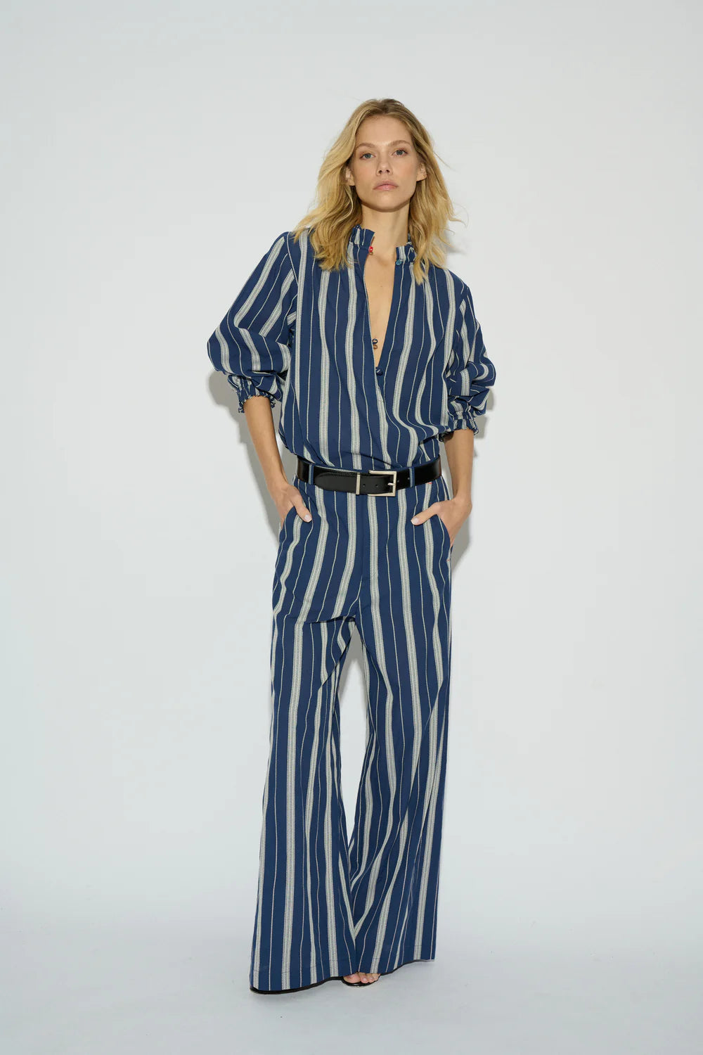 PANTALÓN ALMU RECTO RAYAS NAVY 1