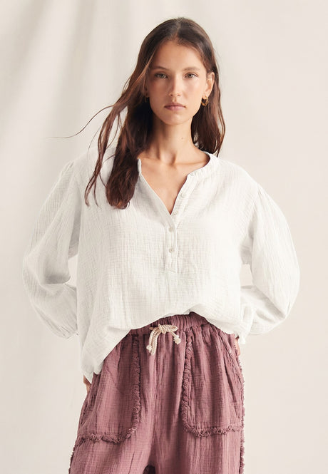 BLUSA MANGA LARGA JAZMÍN BLANCA 1