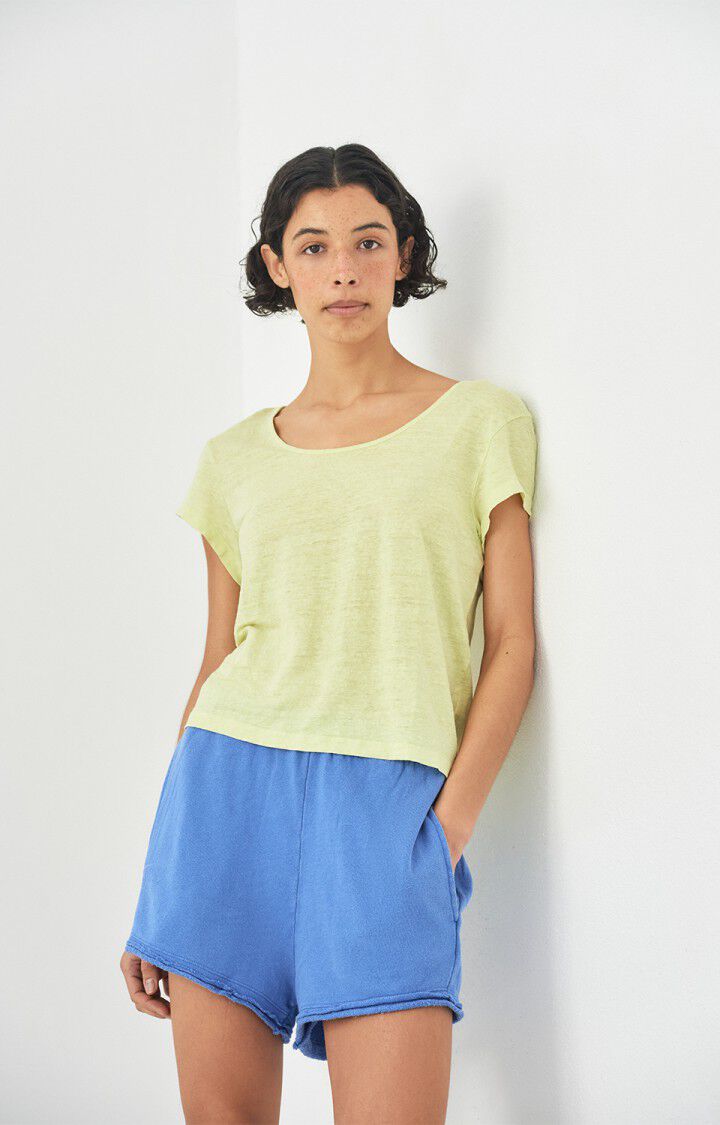 CAMISETA AMARILLA LINO AMERICAN VINTAGE 1