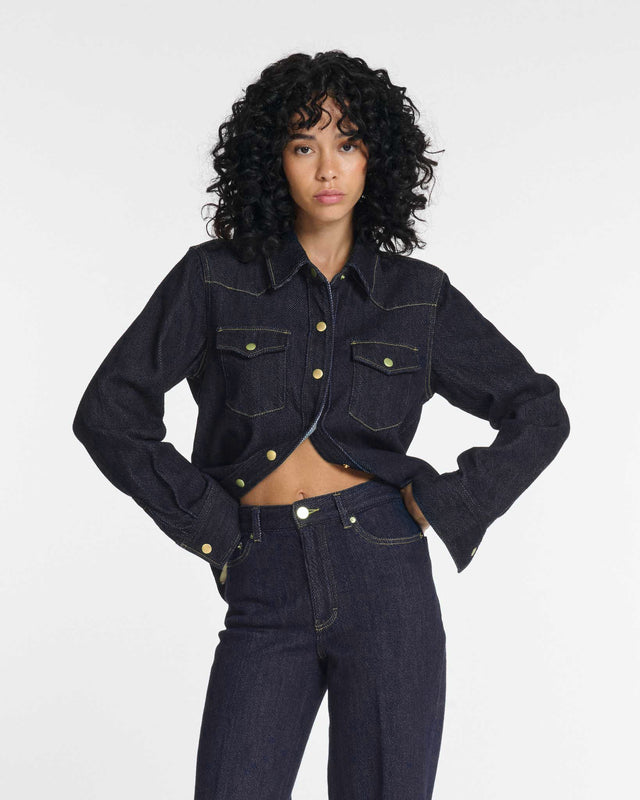 CAMISA ENTALLADA DENIM DALIA 1