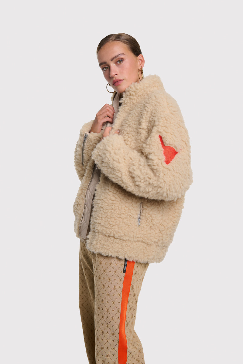 CAZADORA BORREGUITO CRUDA ALIX THE LABEL 1