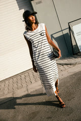 FREEMAN T. PORTER VESTIDO RAYAS NEGRO REAVE SAILOR ROCK