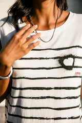 FREEMAN T. PORTER VESTIDO RAYAS NEGRO REAVE SAILOR ROCK