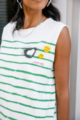 FREEMAN T. PORTER VESTIDO RAYAS VERDE REAVE SAILOR ROCK