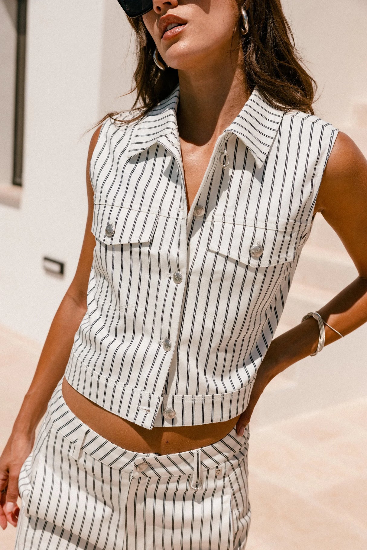 FREEMAN T. PORTER TOP DE RAYAS MEIRA MIYU