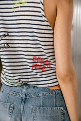 FREEMAN T. PORTER CAMISETA RAYAS DELY COOL WORDS