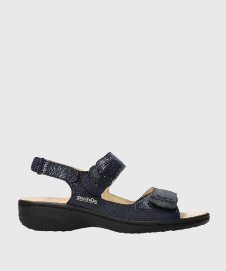 Mephisto Mobils Getha – Sandalias con velcros y cuña cómoda de mujer 3