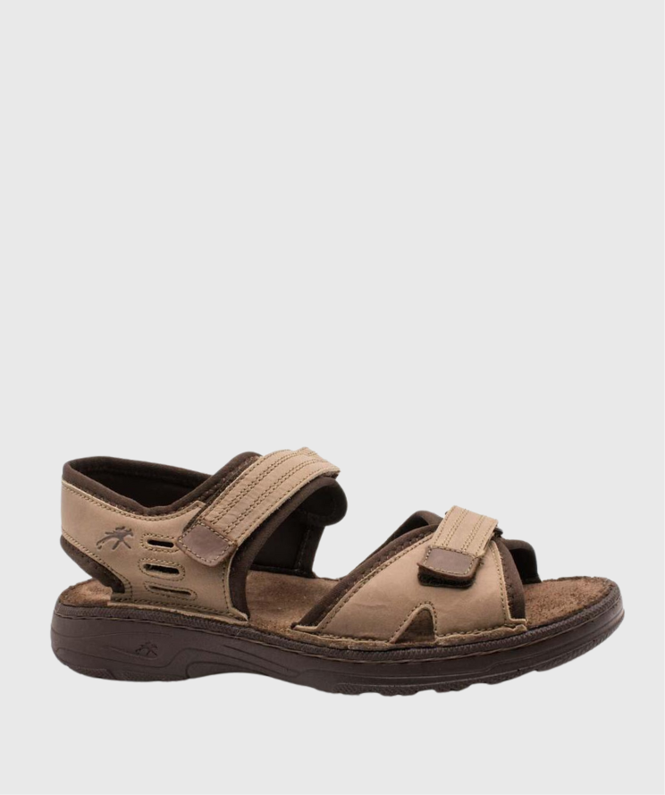 Fluchos Gaucho – Sandalias de piel con velcros ajustables hombre 1
